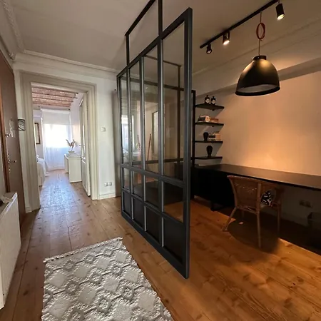 公寓 Fantastic Golden Horn View In Beyoglu, Cozy Design *